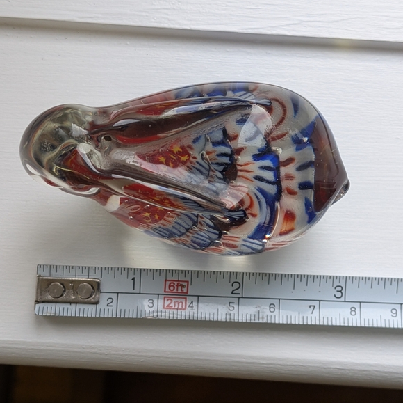 Vintage Art Glass Rabbit Paperweight - Picture 4 of 6